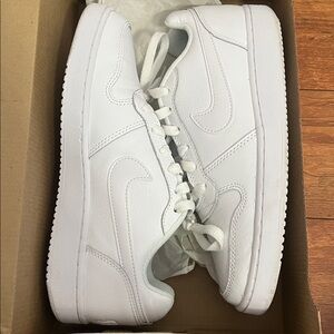 Nike White Low-Top Sneakers
